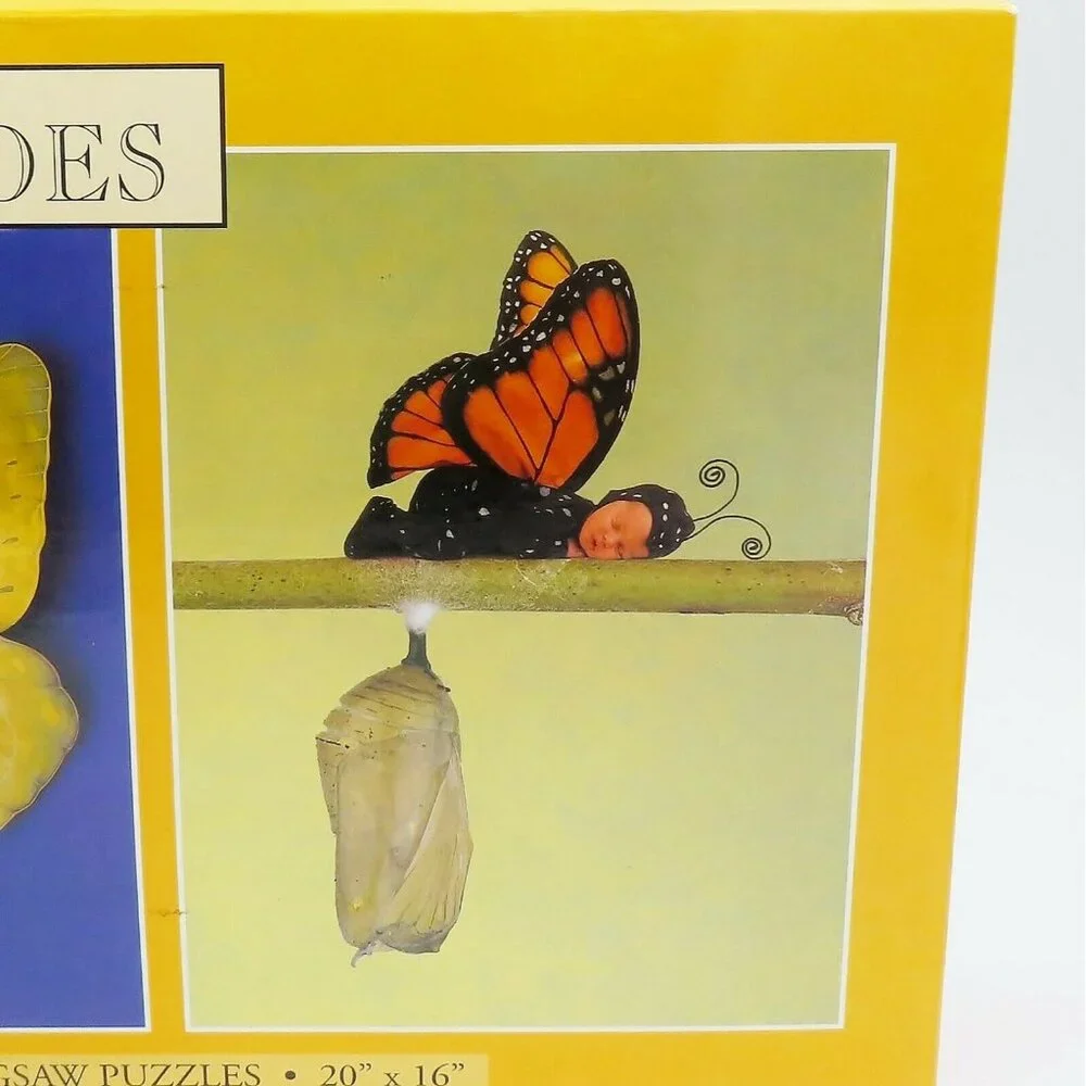 Vintage Deluxe Puzzle Set x3 Anne Geddes 500-Piece Jigsaw Puzzles Babies 1999